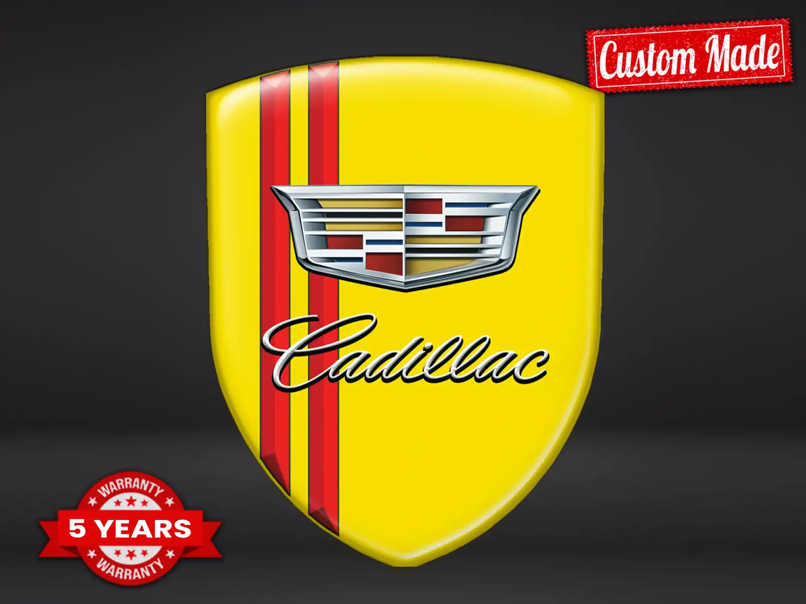 Cadillac Bannières Pare-Brise Max Résistantes Stylées Pro